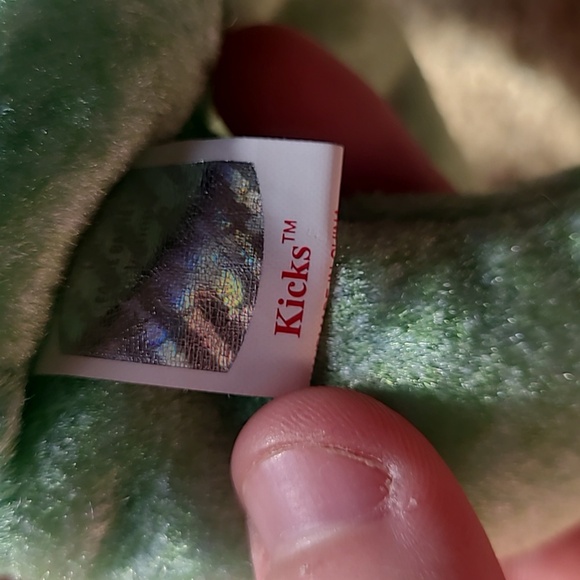 TY Beanie Baby Kicks the Bear Soccer - Picture 4 of 5